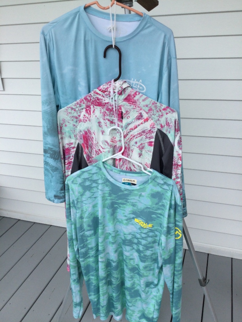 3 Long Sleeve T-Shirts, Salt Life & 2 Magellan